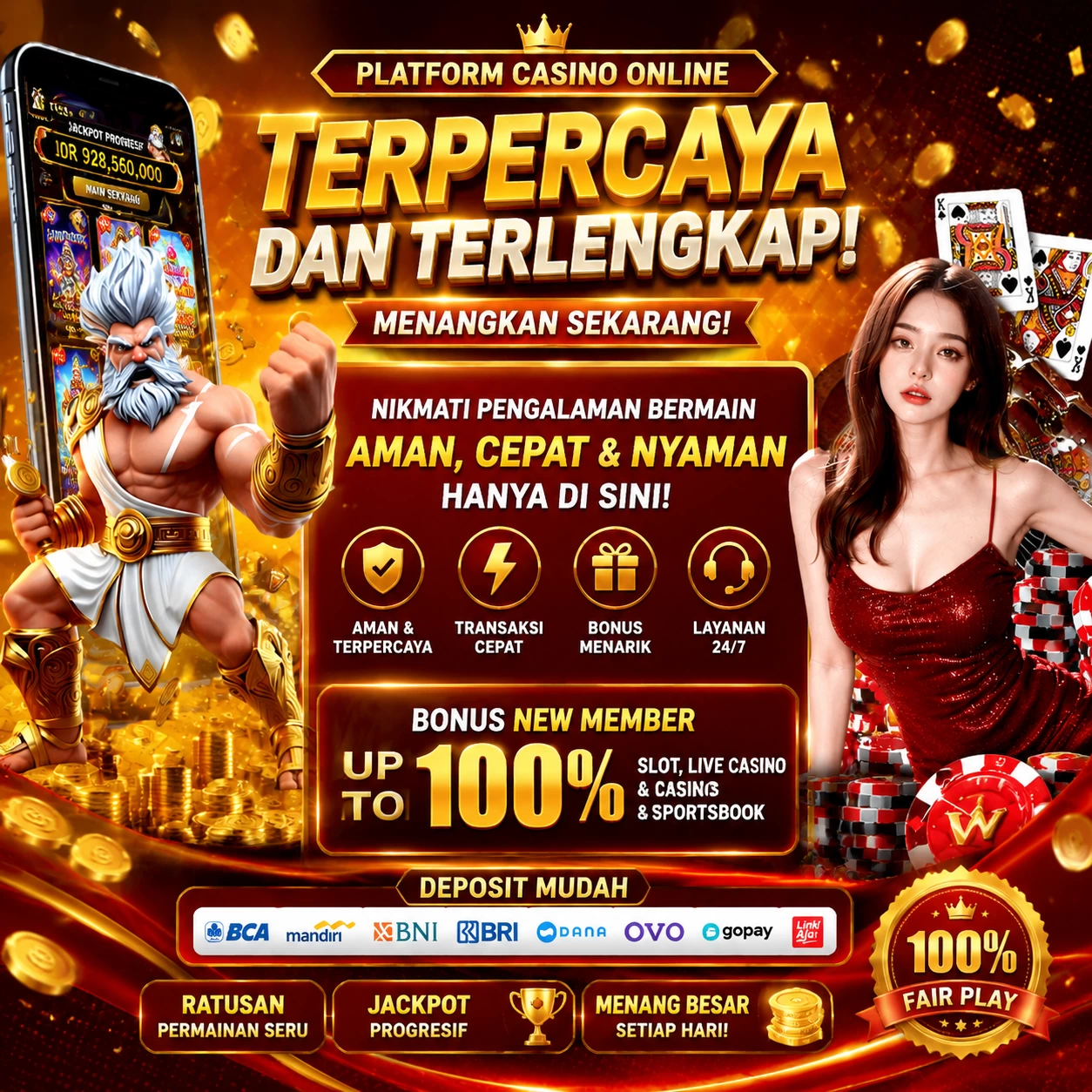 Ikon aplikasi menangbet resmi